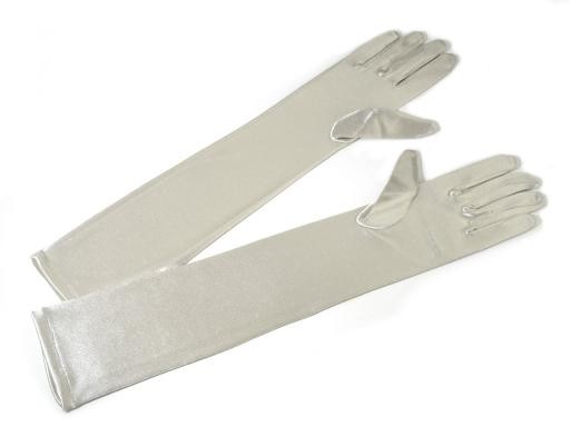 Plesové rukavice bílé 