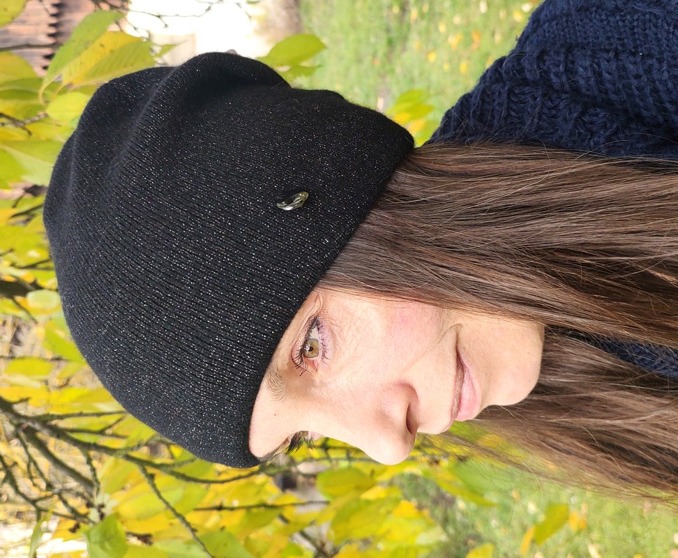 Čepice pletená dámská černá